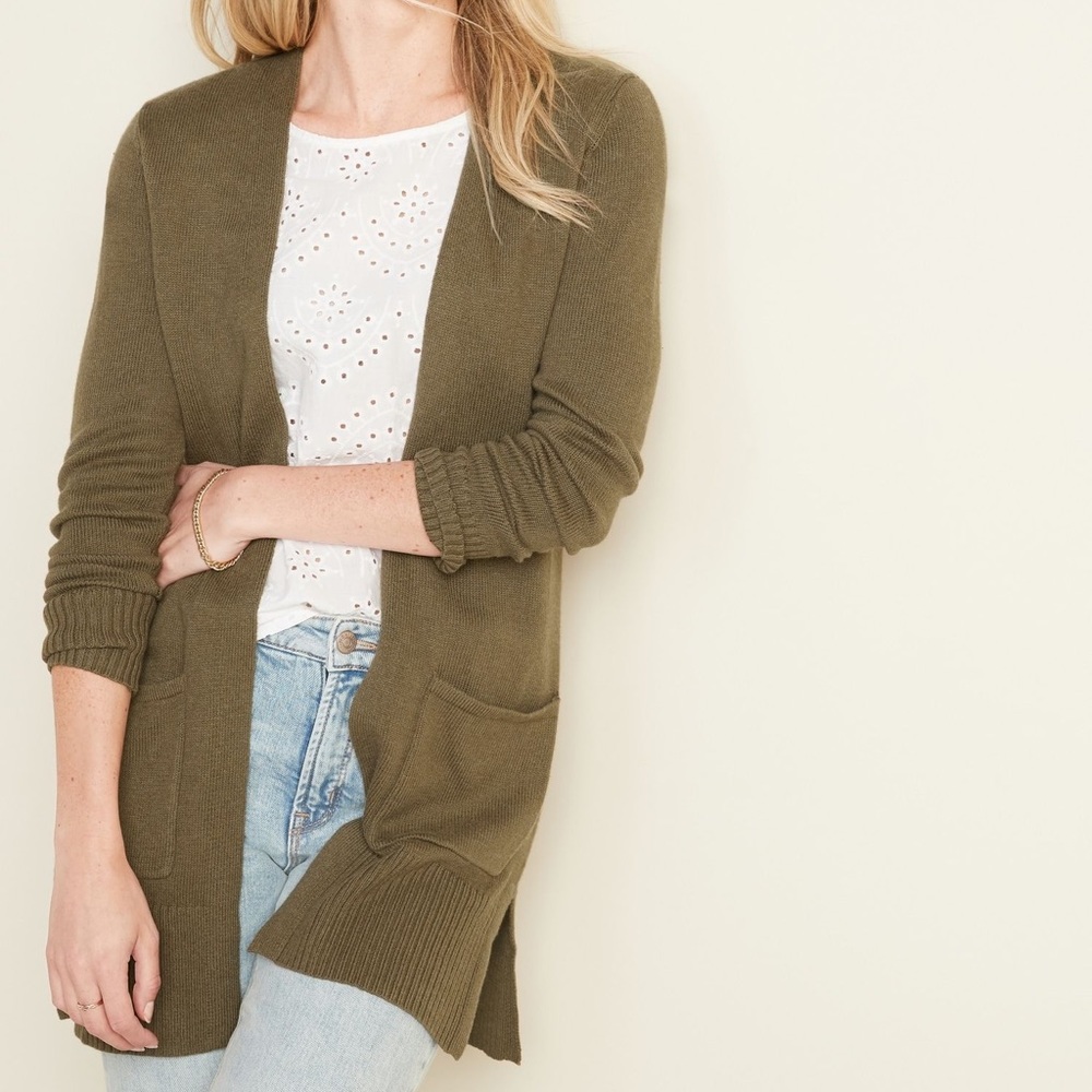 Old Navy long line open front cardigan